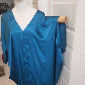 Elegant Turquoise Women's Top